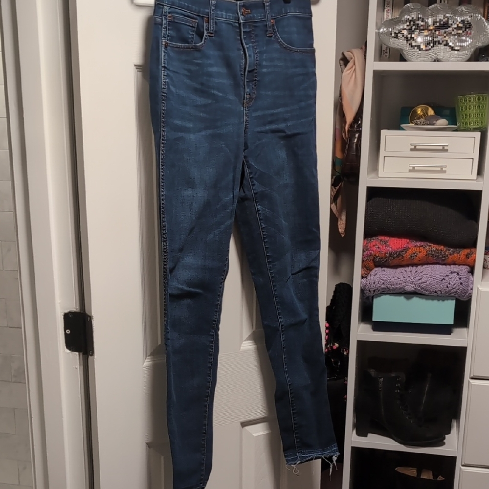 Madewell High Rise Blue Jeans
